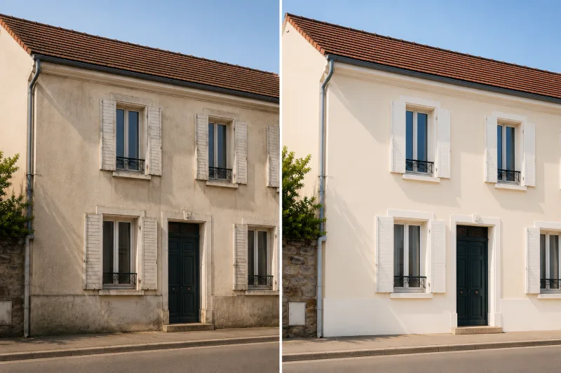 Ravalement de façade en Île-de-France - Les Domaines Franciliens